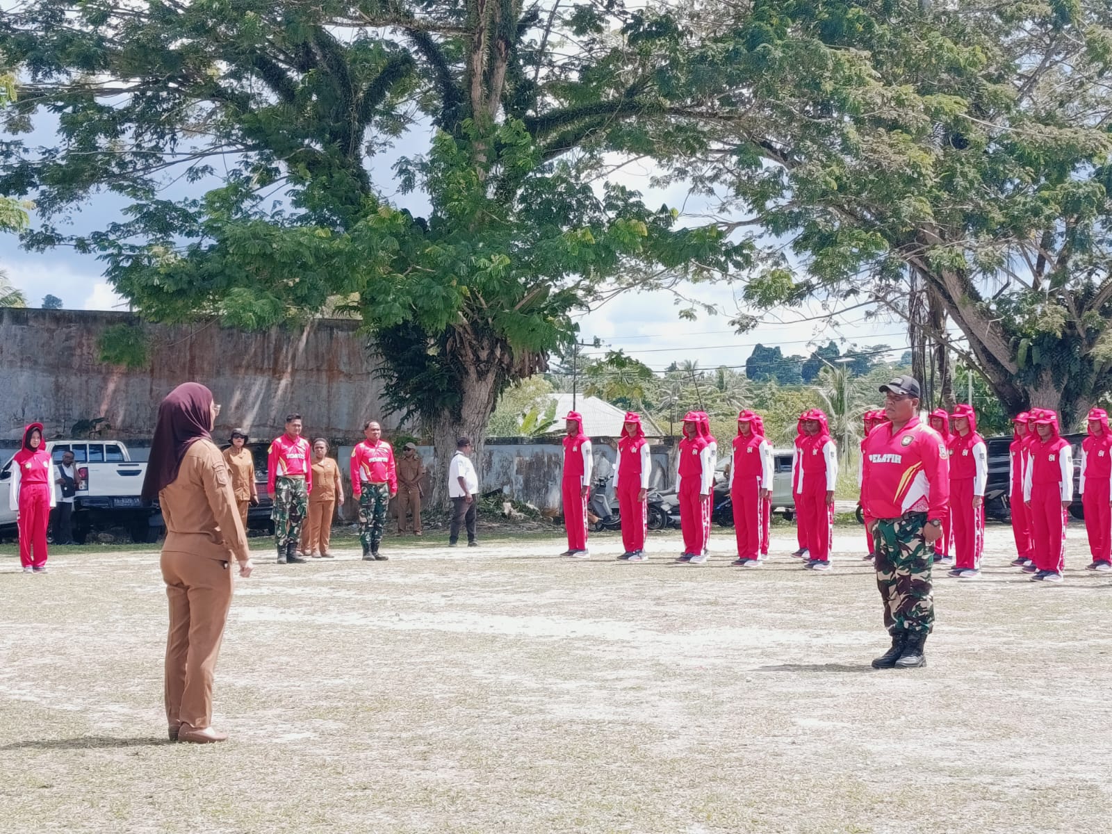 Wakil Bupati Sarmi Buka Pemusatan Pelatihan Paskibraka Tahun 2026