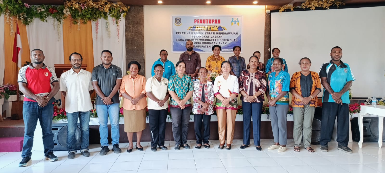 DP3A Sarmi Perkuat Tata Kelola Administrasi Kepegawaian Lewat Bimtek
