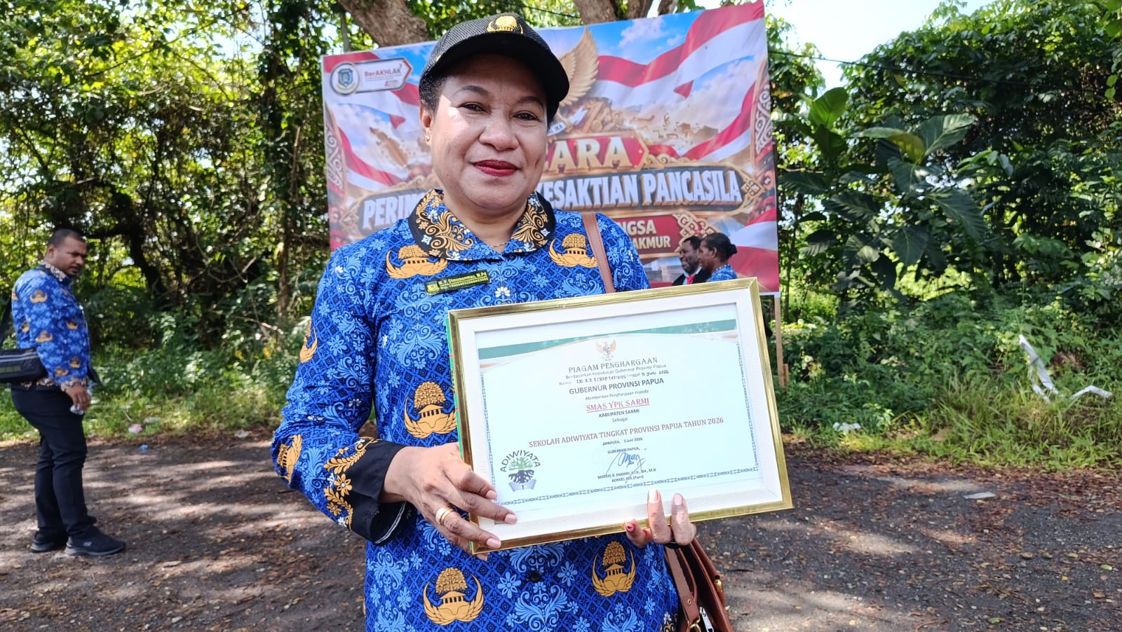 SMA YPK Ebenhaizer Sarmi Raih Penghargaan Adiwiyata Tingkat Provinsi Papua